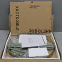 Small Modern Oval Side Table with Storage,2-Tier Side Tables Living Room,Sturdy Nightstand for Small Space - Living Room, Bedroom, Bathroom, Nursery (1PC,Green)