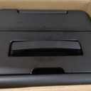 Ride-On Luggage with Adjustable Seat&Multi-Mode Handle,Black(1 Piece), 21.5"x13.2"x10.6"