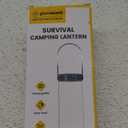 Glocusent 106 LED Camping Lights, Up to 80Hrs, 5000mAh Camping Lantern Rechargeable with 5 Brightness 3 Modes & SOS, IP68 Waterproof, Max 1200LM, Lanterns for Power Outages Hiking Emergency Hurricane (Gray)