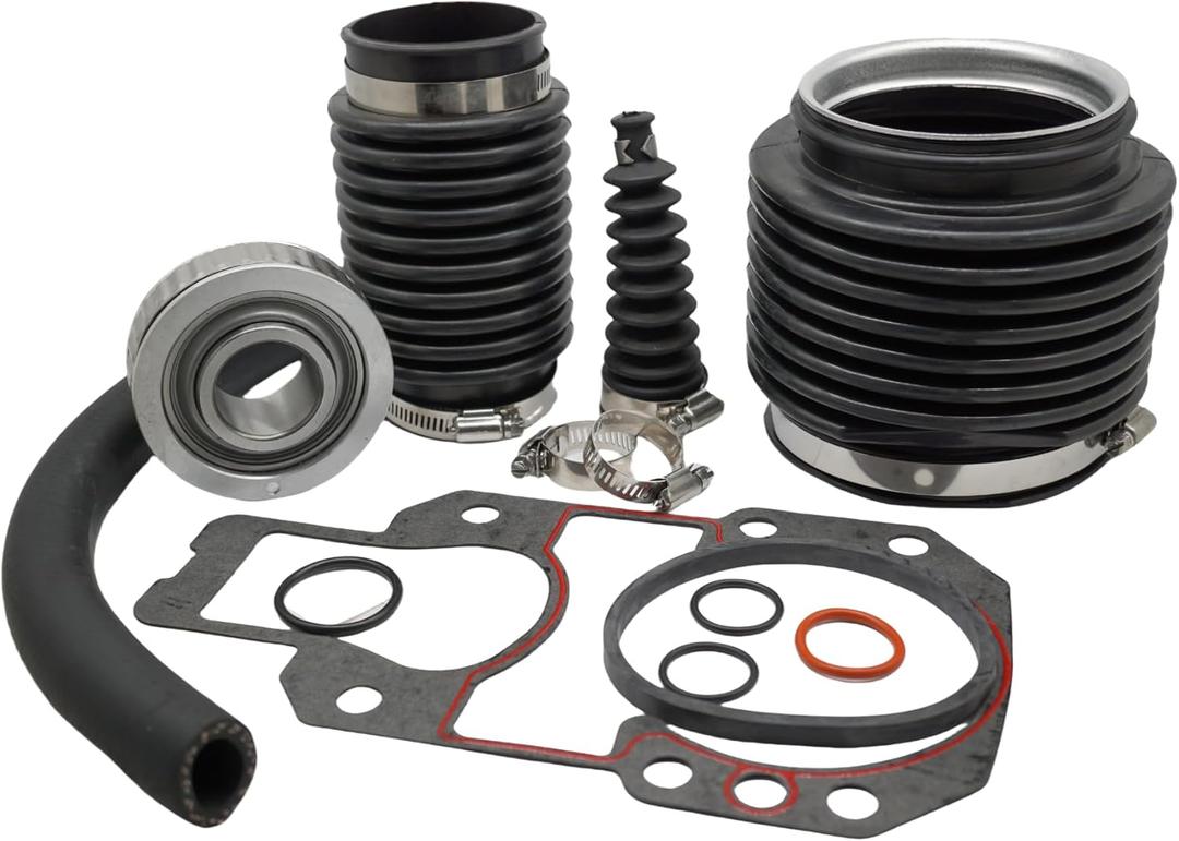 Boat Marine 803099T1 Transom Gimbal Bearing Bellow Seal Kit for Mercruiser Alpha One 1 Gen 2 Stern Drive Replace Sierra 18-8206 (Missing Gasket)