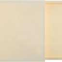 MECCANIXITY 2 Pack Wood Canvas Boards, 10x12 Inch Art Canvases Square Unfinished Wood Panel for Painting, Crafts, DIY Projects, Pouring Art
