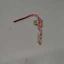 LOVPE Gold Bling Diamond Giltter Leather Fashion Collar with Ring for Tags for Small Dogs,Cat,Puppy and Kitty Walking Travel Party Gifts Tedd, Poodle Dog,Bulldog and Yorkshire Terrier (XS, Pink)