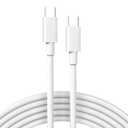 IFEART USB C to USB C Cable for MacBook Air MacBook Pro Charger, iPad Pro 13 12.9 11 inch, iPad Air 5 4, Mini 6, iPhone 16 15 Pro Max Plus, Pixel, USBC Type C Fast Charging Cord 6.6FT