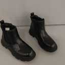 DREAM PAIRS Girls Chelsea Boots Side Zipper Lug Sole Ankle Booties Toddler/Little Kid/Big Kid