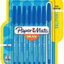 Paper Mate InkJoy 100ST Ballpoint Pens, Medium Point, Blue, 8 Pack (1961305)