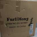 Furlihong 3819BH Portable Tennis Ball Machine 5 Adjustable Angles, 2 Power Levels, 4 Serve Intervals, Up to 30 MPH, for All Skill Levels Training