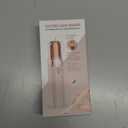 Facial Hair Remover for Women- as Seen on TV Painless Face Shaver -Mini Hair Remover, Electric Razor Shaver Portable Bikini Epilator for Lips, Chin, Armpit, Peach Fuzz, Fingers, Neck, Cheek(Rose Gold)