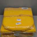 Basic Beyond Outdoor Chair Cushions Set of 4, Outdoor Cushions for Patio Furniture, Water Resistant Patio Chair Cushions with 2 Ties, 17x16x2, Yellow (17"x16"x2"(Pack of 4), 01 - Yellow)