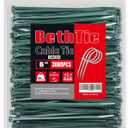 3000 PCS 3mm Dark Green Zip Ties 6 Inch, 40 LBS Tensile Strength, Self-Locking Nylon PA66 UV Resistant Cable Ties for Indoor and Outdoor Use