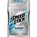 Speed Stick Power Antiperspirant Deodorant for Men, Unscented 3 Ounce 
