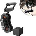 Radar Detector Mount,Aluminum Rearview Mirror Rod Radar Bracket,for Escort Max360c,Max 3, X IXc,Redline EX Beltronics Cobra DualPro GT 360 Radar Detector,with EZ Magnet Connection Base