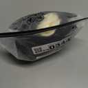 Women's One Piece Halter Top with Flower Decoration Bikini Bathing Swimsuits (Black)