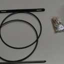 Hanging Flower Pots Holder Deck Railing Plant Container Holder for Round Pot Planters (10") Hanging Bucket Flower Pot Holder for Patio Balcony Outdoor Plants 4 Pack