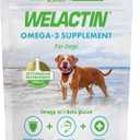 Nutramax Welactin Omega 3 Fish Oil for Dogs, Skin and Coat Health Supplement, Plus Immune and Overall Health, Premium Omega 3 Fatty Acids, Multivitamin For Dogs, Soft Chews, 60 Count