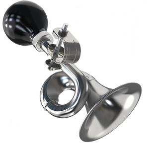 Kids Bike Horn, Metal Snail Bugle Funny Horn,Retro Air Clown Horn,Classic Vintage Metal Twist Loudspeaker Siren Hooter Snail Air Horn for Golf Cart Bicycles,Kids & Adults Christmas Party Gift