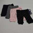 Gerber Baby Girls' Multi-Pack Active Pants Set (3-6 Months, Hearts)