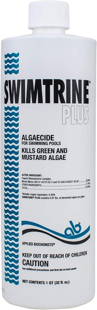 Applied Biochemists 406103A Swimtrine Plus Swimming Pool Algae & Deposit Control, 32 fl oz