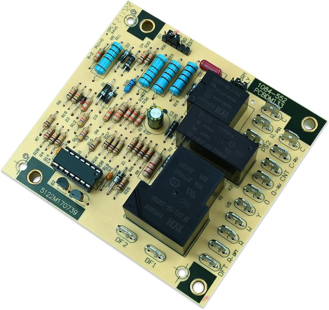 Upgrade PCBDM133S Defrost Control Board 1084-552 Replacement for Goodman and Amana Furnaces and Heat Pumps Replaces PCBDM133, PCBDM160S, PCBDM160 HVAC Control Board