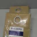 Set of 2 Pack, Sun Zero Easton Blackout Energy Efficient Grommet Curtain Panel, 40" x 95", Taupe(pack of 1)