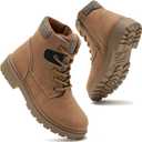 Daclay Toddler Boys Girls Boots Kids Work Boots Winter Snow Boot Hiking Outdoor Shoes, Size: 10 Little Kid