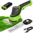WORKPRO 7.2V Handheld Grass Trimmer, 2-in-1 Cordless Hedge Trimmer & Grass Shears with 2Ah Battery, Small Bush & Shrub Trimmer for Lawn Edging, Garden, Yard & Hedge Trimming,  Handheld Grass Shear