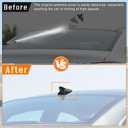 Shark Fin Antenna Cover,Car Roof Antenna Caps Compatible with Hyundai Sonata LF 4Doors Sedan 2014-2019,for Elantra 2011-2016;for Kia Optima 2014-2016,96210-3X100/962102T700ABT,Glossy Black