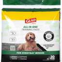 Glad for Pets Extra Large Charcoal Dog Training Pads - Absorbent Disposable Pee Pads for Dogs, Cats & Puppies - Jumbo-Size Potty Pads that Neutralize Urine Instantly - 30 Count Pet Supplies (28" x 30" - 30 Count)