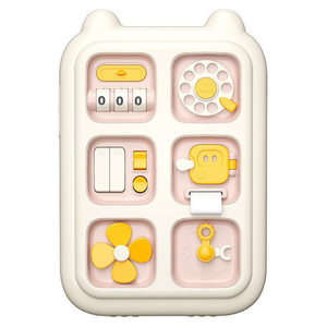 Topsolid Montessori Busy Board Toys for 1 Year Old, Sensory Toys for Toddlers 1-3, Airplane Travel Toys for 1+ Year Old, Toddler toys, Baby Fidget Board Birthday Gifts for Boy&Girl 12-36 Months -Green