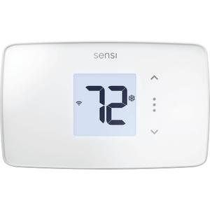 Sensi Lite Smart Thermostat, Programmable, WiFi, Easy DIY, Works With Alexa, ENERGY STAR Certified, ST25W, Most Systems C-Wire Not Required, C-Wire needed with Heat/Cool Only & Heat Pump System -White