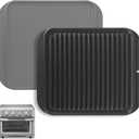 Cast Iron Griddle Plate Accessories for Cuisinart TOA-065 Toaster Air Fryer Convection Oven Reversible Grill Pan Replacement Part,1 Pack