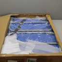 WLIVE Beach Chair for Adults, 4-Position Folding Tanning Chairs with Face Hole, 2 Legs Support Portable Outdoor Chair for Beach, Pool, Blue