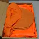 Jiuguva 6 Pcs Kids Hunting Safety Vest and Cap Include Blaze Orange Hunting Vest and Hat for Boys Girls (Baseball Cap Style)