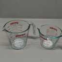 Pyrex Prepware 2-Piece Glass Measuring Set, 1 and 2-Cup, 2 Pack, Clear