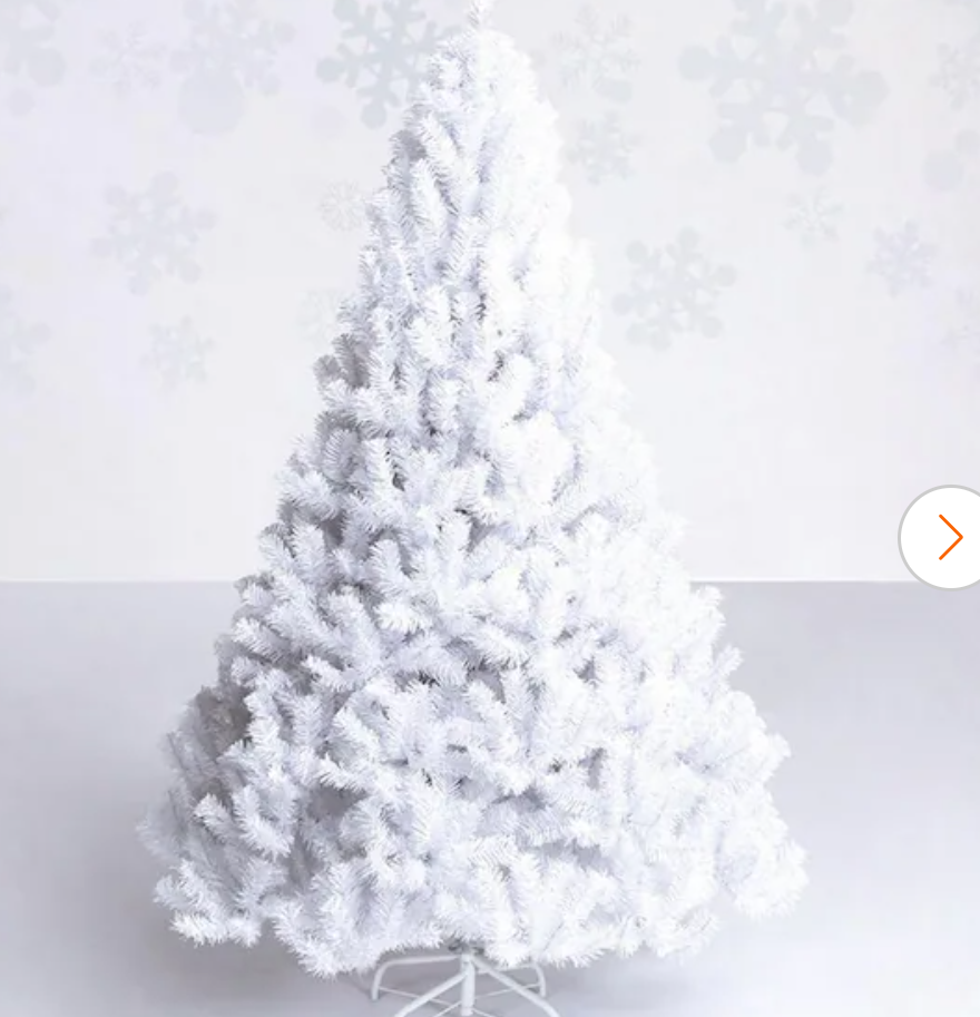 6 ft. Artificial PVC Christmas Tree with Stand White