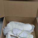 Women's Square Open Toe Heeled Sandals Two Strap Mules Slip On Block Chunky Mid Heels Sandals Size 8.5