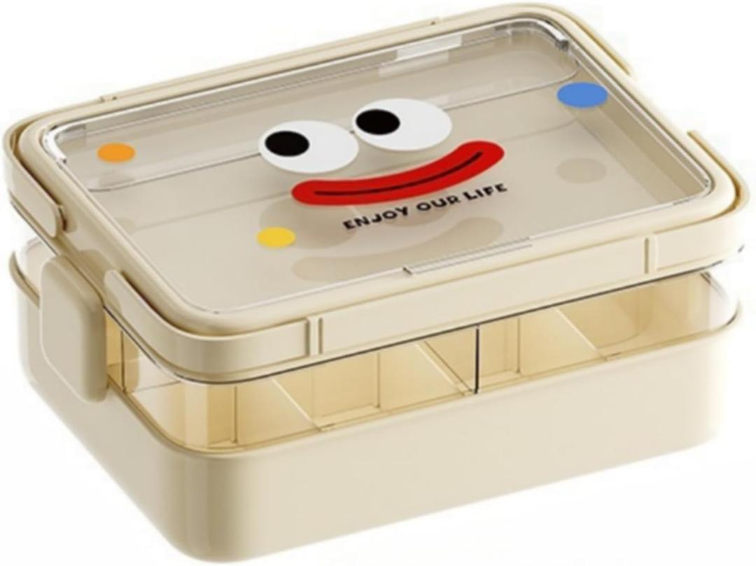 Plastic Storage Organizer for Kids Child Toy Stackable Containers with Lids Bins 3 Layers Adjustable Compartments Building Blocks Chest Case (Cream, Medium 3 Tiers) Plastic Storage Organizer for Kids Child Toy Stackable Containers with Lids Bins 3 Layers Adjustable Compartments Building Blocks Chest Case (Cream, Medium 3 Tiers)