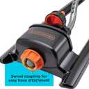 Black + Decker 3,600 Sq Ft Metal Oscillating Sprinkler Durable, Adjustable, Even-Coverage Watering BD3435