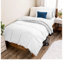 Bare Home Comforter Set - Ultra-Soft - Goose Down Alternative - Premium 1800 Series - All Season Warmth (Twin/Twin XL, White