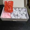 WYMM I Love You Light Up Letters with Tea Lights Candles and Rose Petals Included - Luminary Paper Bags to be Used as Anniversary Decorations and Valentines' Day Decorations for Your Loved One, Pack of 30