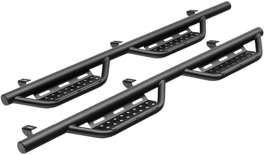 N-Fab Nerf Steps RS | Textured Black, Cab Length | 707417722 | Fits 2007-2021 Toyota Tundra Double Cab All Beds, SRW Gas