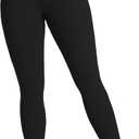 Sunzel Sunlissia Hidden Butt Lifting Scrunch Workout Leggings for Women Crossover High Waist Yoga Pants with Tummy Control (Black)