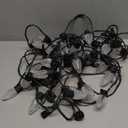 Christmas C3 Bulbs Light String 50 LED Multicolor Strawberry Xmas Tree Outdoor Indoor Waterproof Decoration Plug in 18 Feet Used for Patio Party Festive Courtyard Home (Cold White)