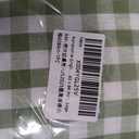 Romanstile Gingham Ruffled Tablecloth Rectangle, 60 x 84 Inch, Sage Green