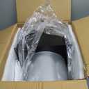 10 Inch Hooded Wall Vent with Screen and Damper,Outdoor Wall Exhaust Vent Cover Cap for Kitchen Range Hood HVAC Duct Dryer Ventilation&Outside Exterior Mount,Galvanized Steel,Black
