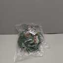 6 Pcs 8" Mini Christmas Wreaths for Kitchen Cabinet Small Christmas Candle Rings Wreaths, Front Door Pillars/Home Table Centerpieces Hanging Garlands, for Windows/Wedding Decor (No Red Ribbon)