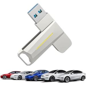 SUMK 3.2 USB Flash Drive for Tesla Model 3/Y/S/X, [Universal Model] 128GB, 200MB/S Memory Stick Compatible for Car Audio System & Dashcam Sentry Mode, Laptop, Tablet, Smart TV and Gaming Console