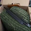 MAXYOYO Modern Adjustable Accent Chair with Ottoman, Upholstered Living Room Chair with Footrest Set, Soft Reclining Lounge for Bedroom, Apartment, Office, Green