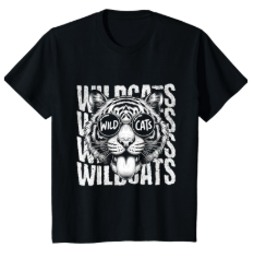 Wildcats School Sports Fan Team Spirit Back To school T-Shirt 2XL