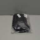 LYANER Women's Button Down Shirt Dress Collared Long Sleeve Sexy Tops Slit Hem Shirts Black X-Large