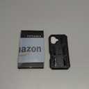 FNTCASE for iPhone 16 Phone Case: for iPhone 16 case with Kickstand Shockproof Military Grade Protective Cover - Dual Layer Full Protection Sturdy Matte Textured Drop Proof - 6.1 Inch Black